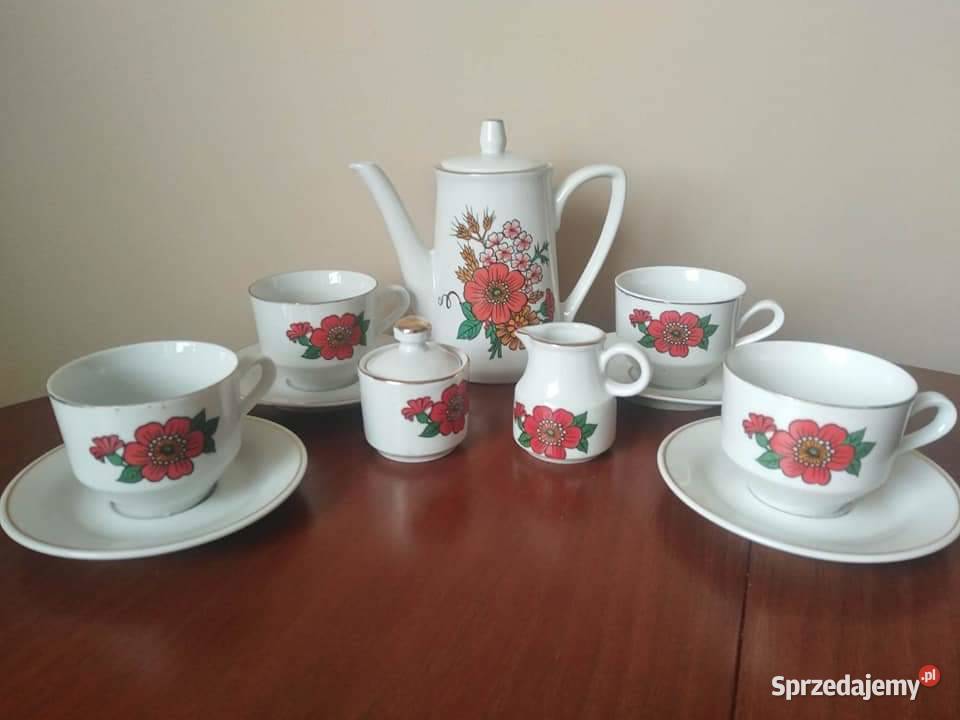 Serwis porcelanowy Kwiaty Wałbrzych