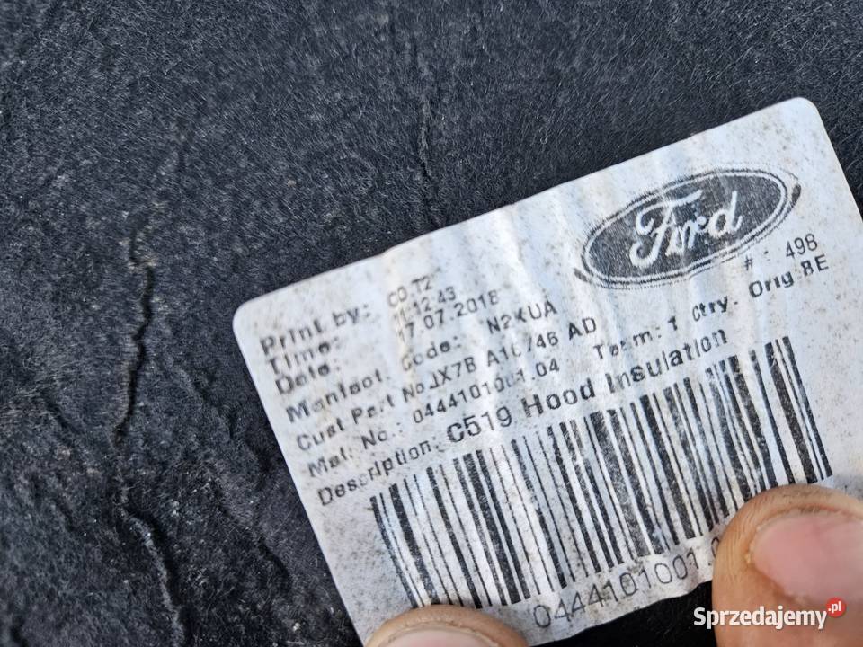 FORD FOCUS MK4 WYGŁUSZENIE MASKI JX7BA16746AD Międzychód