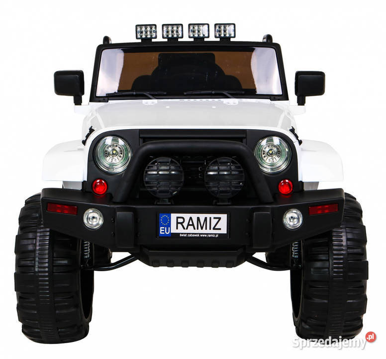 Jeep All Terrain auto na akumulator EVA biały Warszawa