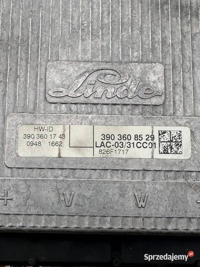 LINDE Sterownik CONTROLLER LAC03 31 CC01 Układ elektryczny i zapłon Do wózków widłowych Antonie