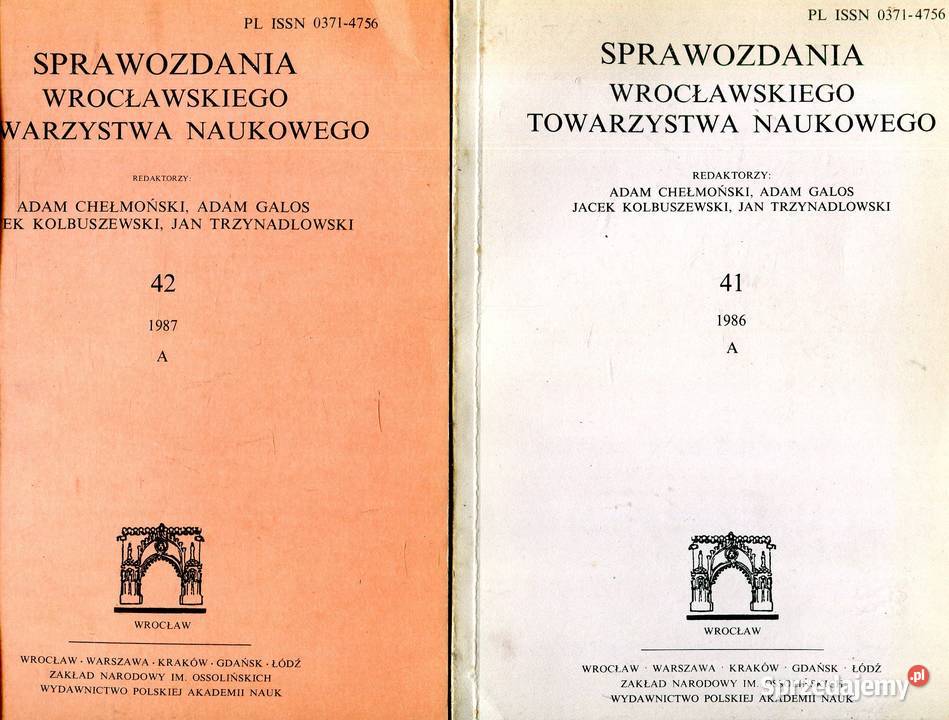 Sprawozdania Wrocławskiego Towarzystwa T33 36 37 zachodniopomorskie Szczecin sprzedam