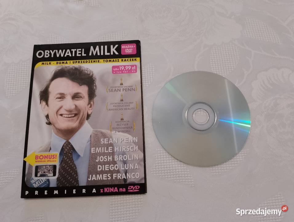 Film na DVD video OBYWATEL MILK książka dramat wielkopolskie Oborniki
