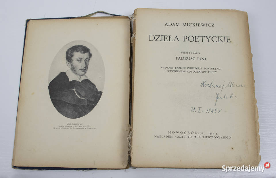 Książka Zbiór Dzieła A Mickiewicza Mrzezino