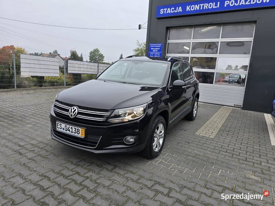 Vw Tiguan 2013 4x4 benzyna Skóra kamera elektrycznie ustawiane fotele Pionki