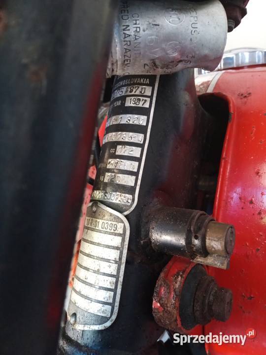1987r Jawa CZ 175 oryginał z dokumentami Jawa kujawsko-pomorskie Grudziądz