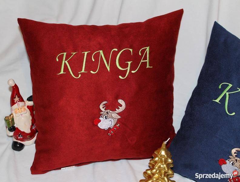 Poduszka na Święta Dziecka z Imieniem na Wyposażenie wnętrz Grudziądz