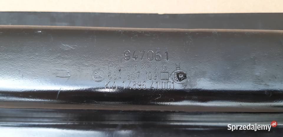 SKODA SCALA 19R BELKA WZMOCNIENIE ZDERZAKA PRZÓD Bieleń