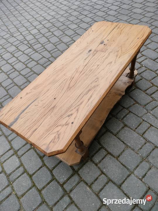 Ława drewniana dębowa Stoliki kawowe i ławy Krępiec