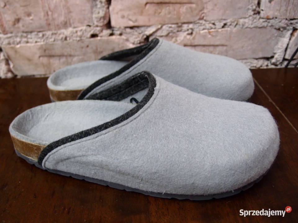 kapcie filcowe na grubej podeszwie 44 wkładka 27 Pozostałe Łódź