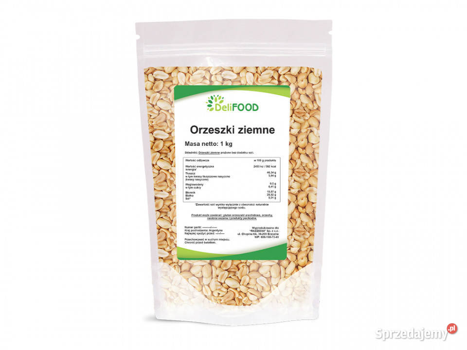 Orzechy ziemne bez soli 1 Brzozów