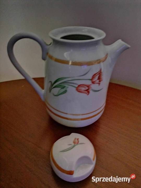 Dzbanek porcelanowy Tulipan Karolina PRL Wałbrzych