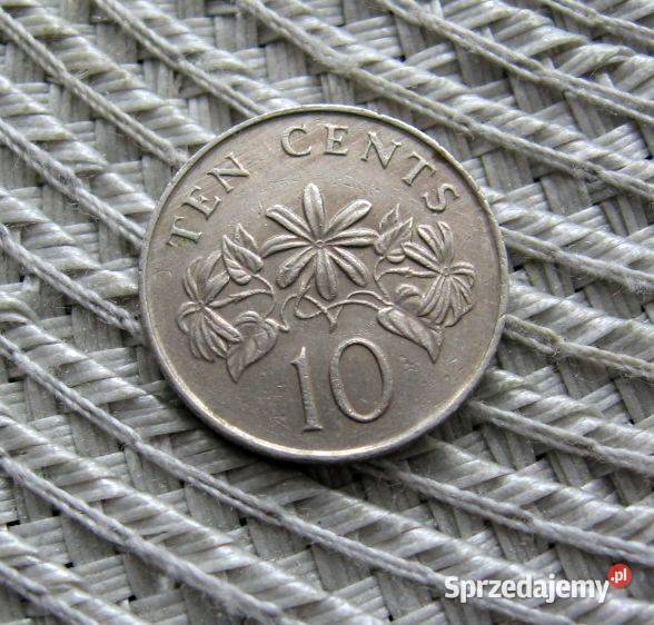 Singapur 10 Cent 1986r Kalisz