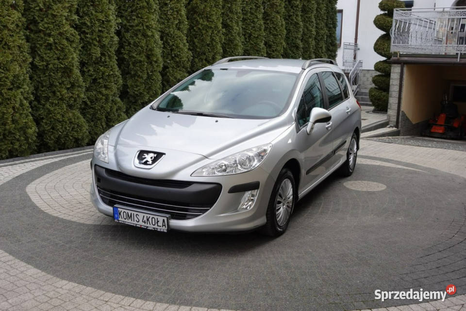 Peugeot 308 SW Klima Super Stan 120 GWARANCJA czujnik zmierzchu Płońsk