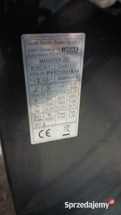 Migomat spawarka półautomat bester magster 220 mazowieckie Zwoleń sprzedam