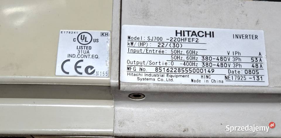 FalownikHitachi SJ700220HFEF2 sprzedam