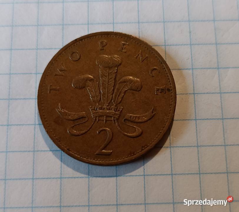 2 PENSY TWO PENCE 1990 WIELKA BRYTANIA Piszczac