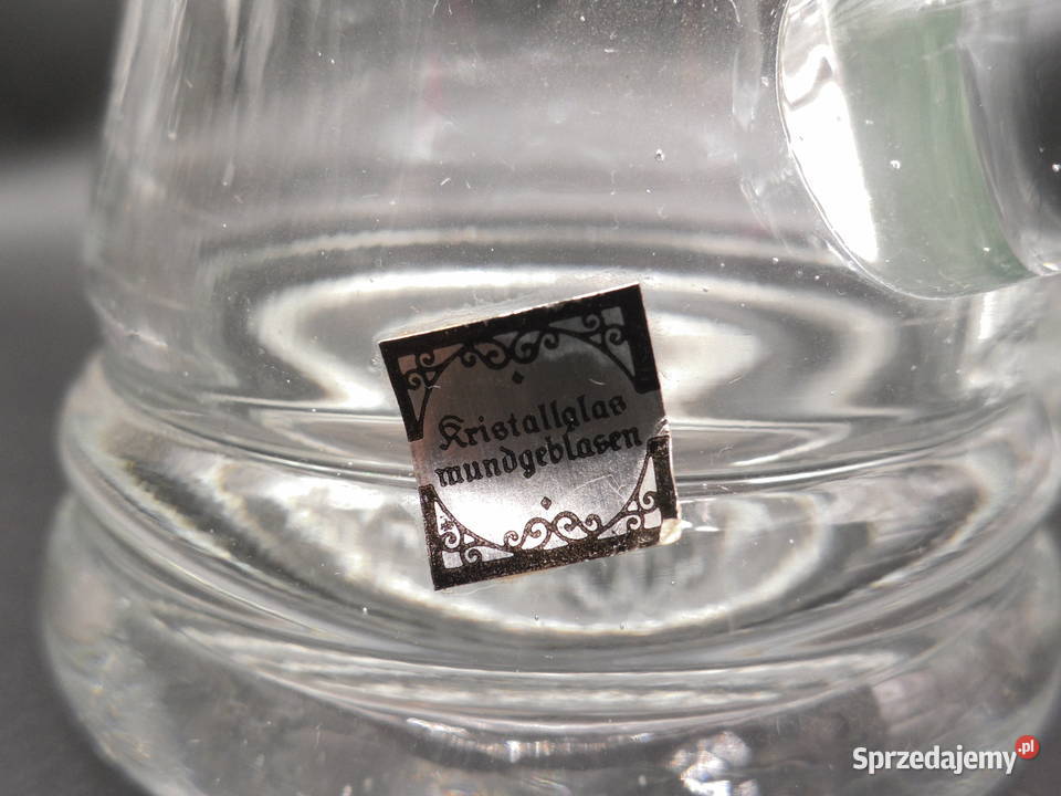 Kufeldzbanek z dmuchanego ustnie szkła wielkopolskie Raszków sprzedam