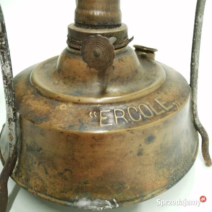 Zabytkowa kuchenka na naftę mosiężna Kraków