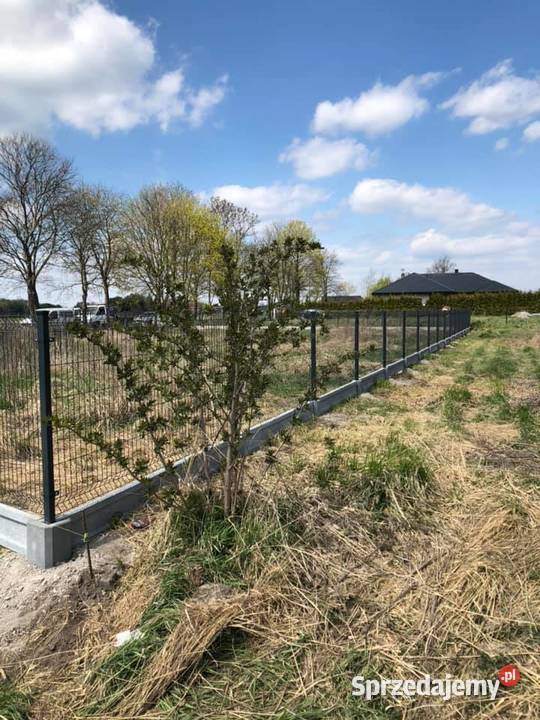 Ogrodzenie ogrodzenia panelowe panelowy montaż Brąszewice