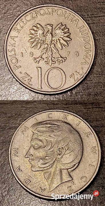 Polska moneta obiegowa 10 1975 opolskie Opole