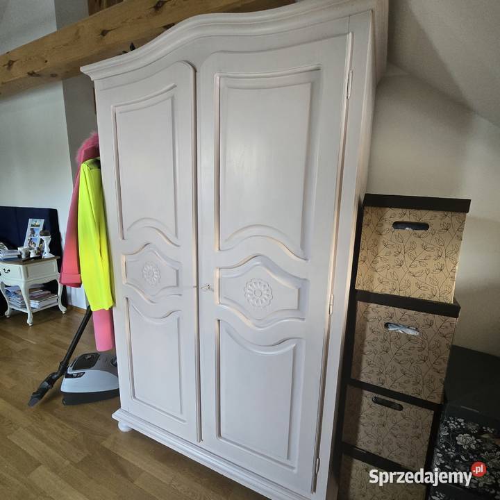 Szafa drewniana sosnowa malowana Rydzyny