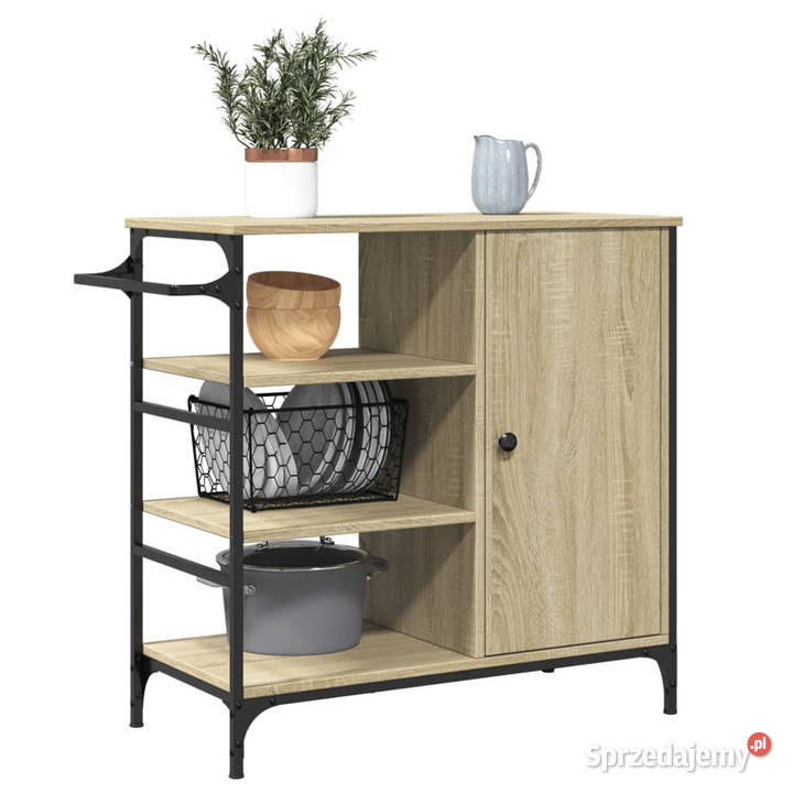 Wózek kuchenny dąb sonoma 875x385x845 WM842387