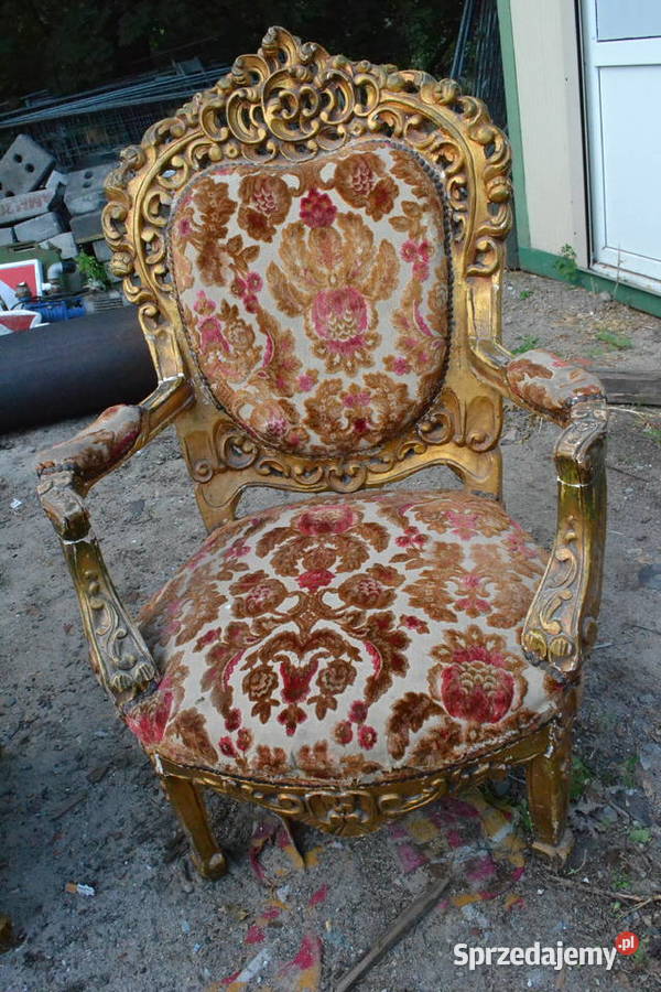 Zestaw pałacowy fotel sofa Gorzów Wielkopolski