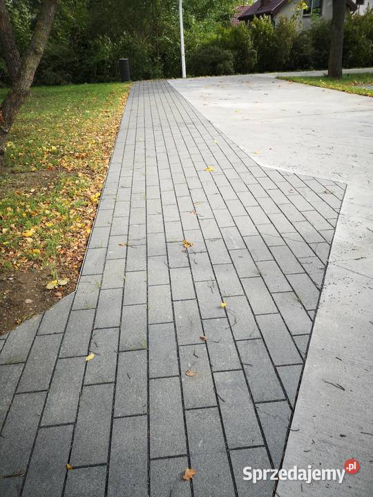 Kostka Brukowa Granitowa Cięta Czarna Gabro na Kostka brukowa Dom i Ogród mazowieckie Warszawa