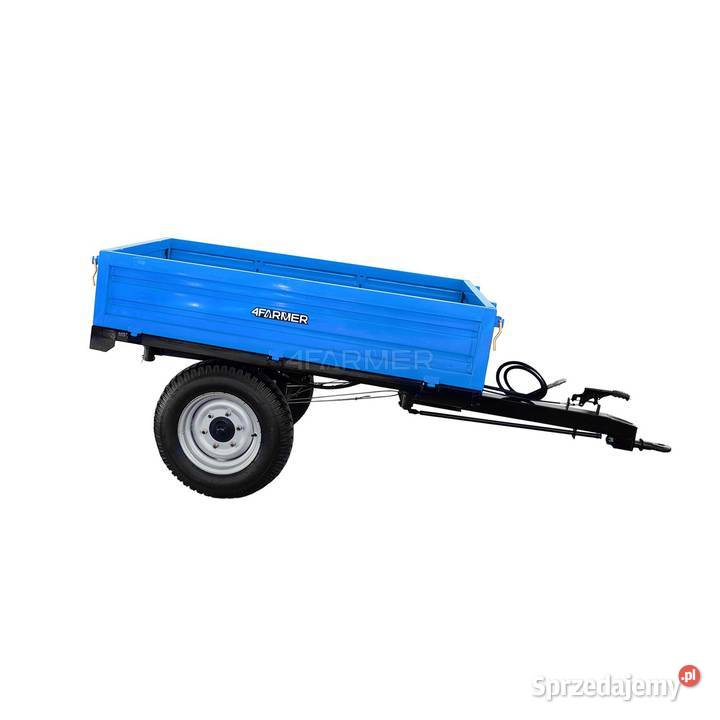 Przyczepa rolnicza jednoosiowa 15T z kiprem Tajęcina