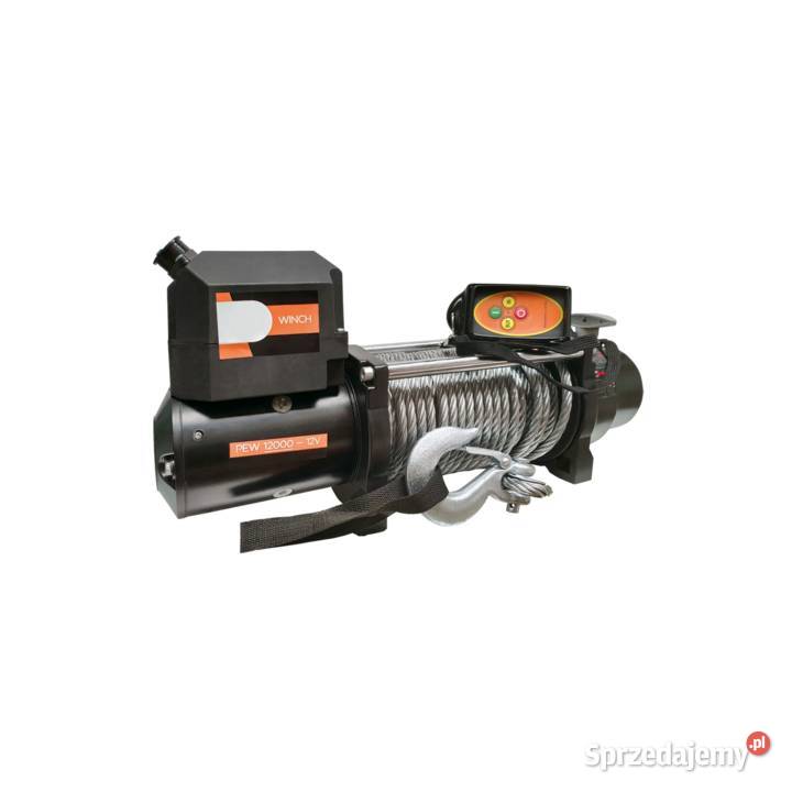 WYCIĄGARKA PRESKO WINCH PEW 12000 55T 12V LAWETA Solec Kujawski