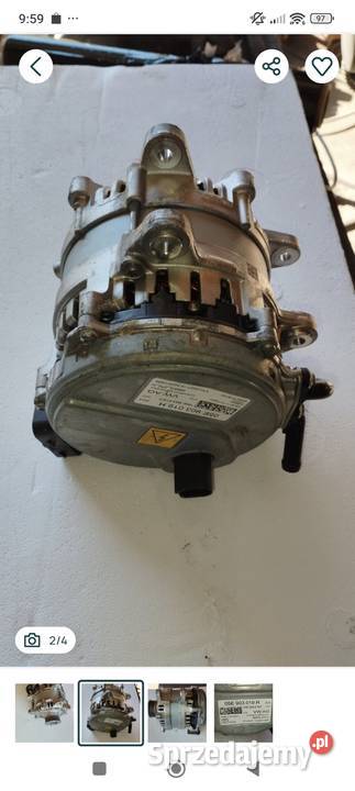 Alternator rozrusznik 48v VW audi 05E903019H