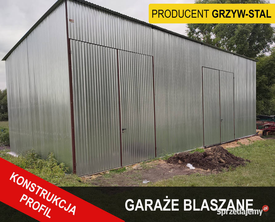 Garaż Blaszany Hala Blaszana Magazyn Blaszany mazowieckie Wyszków sprzedam
