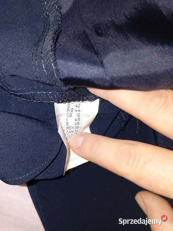 Spodnie Damskie Czarne Szerokie Garniturowe 4244 kujawsko-pomorskie Bydgoszcz