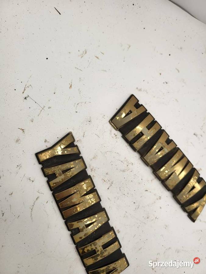 YAMAHA SR 500 SR 400 EMBLEMATY ORGINAŁ NA BAK śląskie