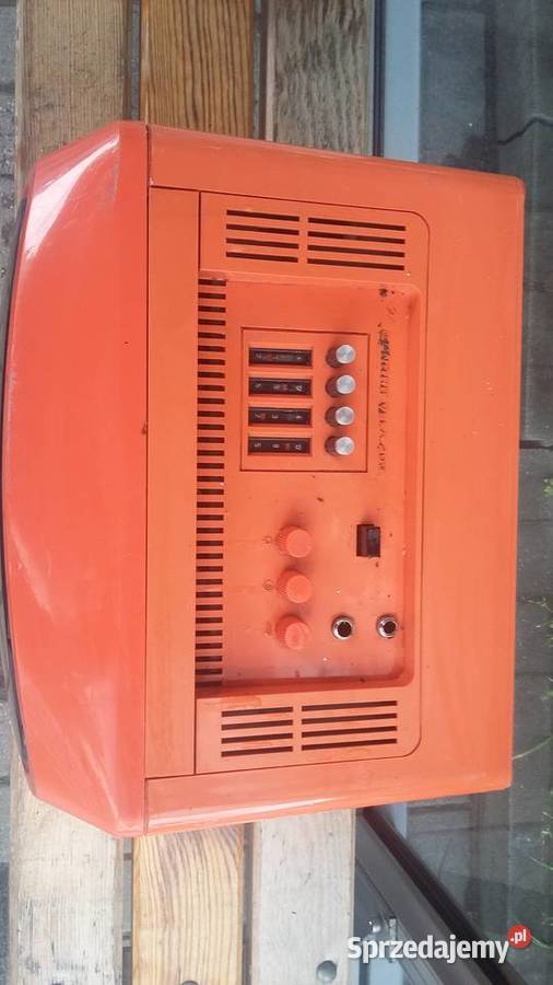 Telewizor czarno bialy Vela 203 z okresu PRL Warszawa