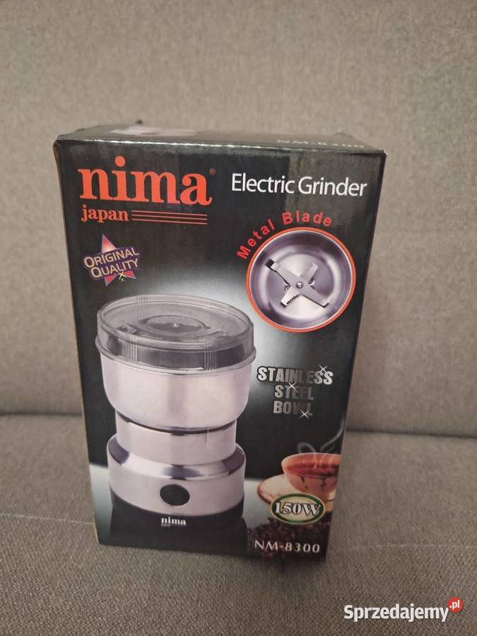 Stalowy elektryczny młynek do kawy 150w Kielce