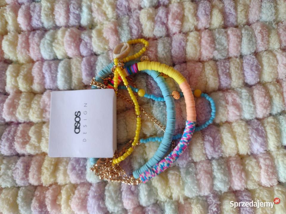 ASOS Zestaw bransoletek na nogę 5x bransoletka Kraków