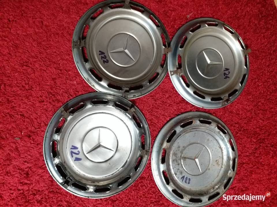 Kołpaki chrom Mercedes 123116126Oryginały 121 Gorzów Wielkopolski