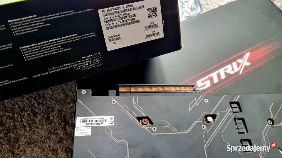 Asus rog strix rtx 2070 super Karty graficzne