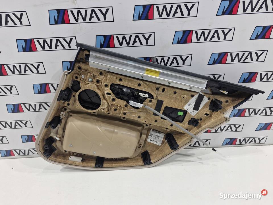 BMW 5 F10 F11 BOCZEK TAPICERKA DRZWI LEWY TYŁ