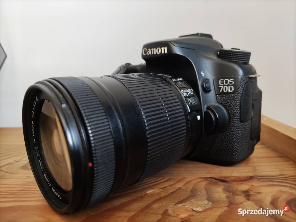 Lustrzanka Canon EOS 70D ZESTAW Kraków sprzedam