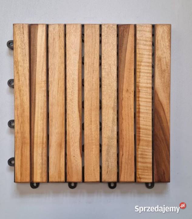 Płytki tarasowe z naturalnego drewna Poznań