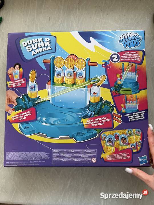 Hasbro Hydro Pods Dunk Sunk Arena Bitwa Wodna niebieski dolnośląskie Wrocław sprzedam