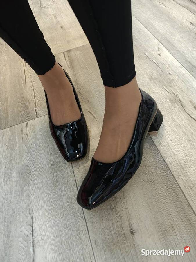43 Czarne mega wygodne czółenka wieczorowe NOWE Czółenka małopolskie Kraków