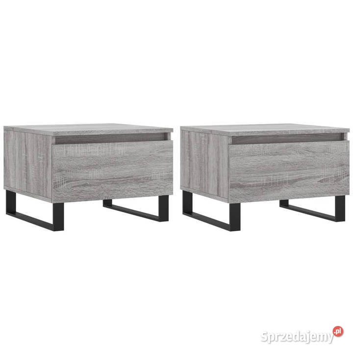 Stoliki kawowe 2 szary dąb sonoma 50x46x35 Warszawa sprzedam