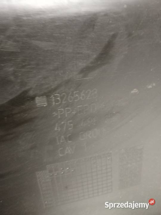 Osłona tapicerka bagażnika klapa tył 13265628 wielkopolskie
