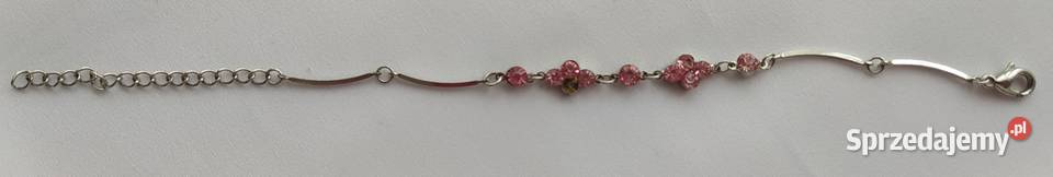 Bransoletka damska regulowana KWIATY podlaskie Hajnówka