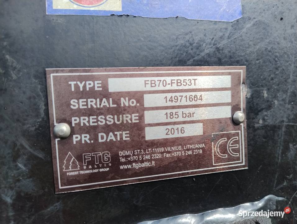 Przyczepa leśna FB70FB53T z hds wielkopolskie