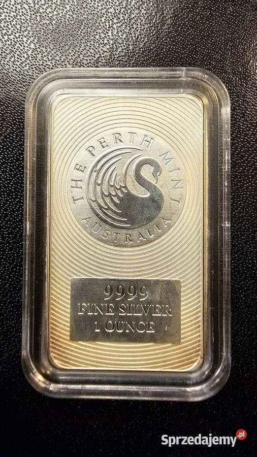 Srebrna sztabka 1oz The Perth Mint Przemyśl sprzedam