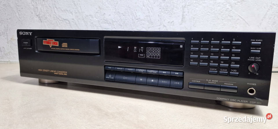 Sony odtwarzacz kompaktowy CD player CDP 511 wielkopolskie Międzychód
